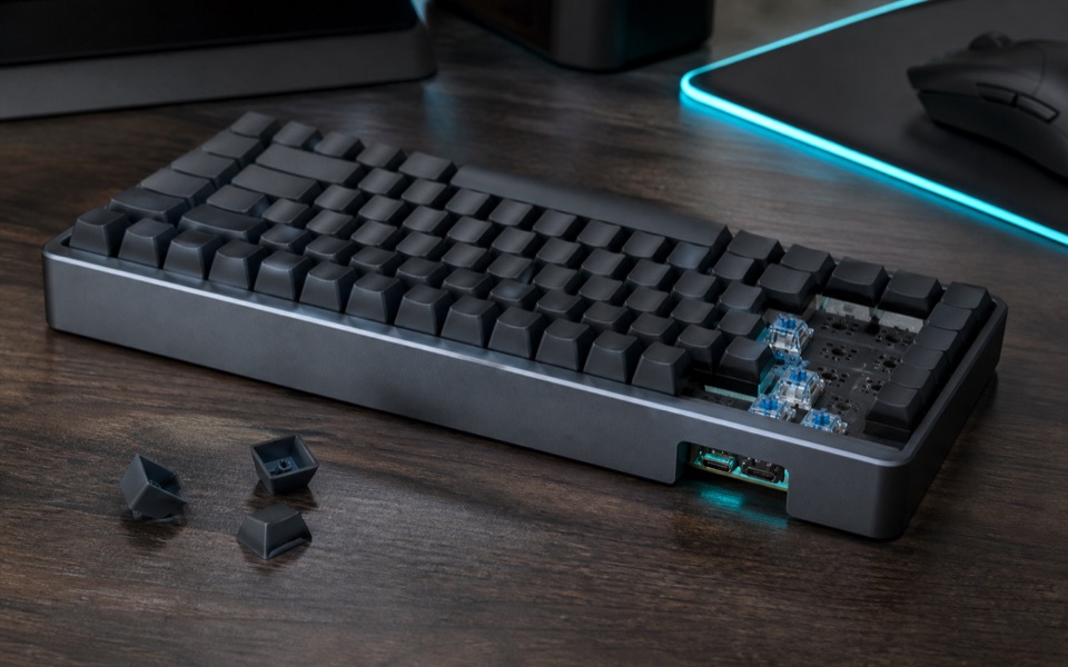 ACE68 磁轴电竞键盘 AI 产品概念照片